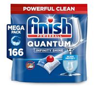 Finish Quantum Infinity Shine Pastilles Lave-Vaisselle, Elimine Les Taches Tenaces, 166 Capsules