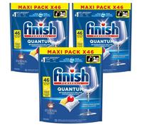 Finish Quantum Pastilles Lave-Vaisselle All in One- Parfum Citron - 138 Tablettes Lave-Vaisselle
