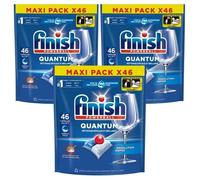 Finish Quantum Pastilles Lave-Vaisselle All in One- Parfum Frais - 138 Tablettes Lave-Vaisselle