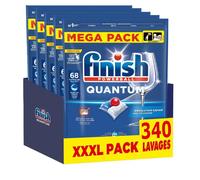 Finish Quantum Pastilles Lave-Vaisselle, Elimine Les Taches Tenaces - 340 Tablettes Lave-Vaisselle