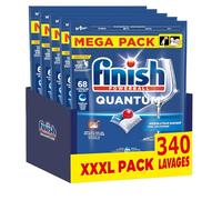 Finish Quantum Pastilles Lave-Vaisselle, Elimine Les Taches Tenaces - 340 Tablettes Lave-Vaisselle