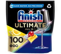 Finish Quantum Ultimate Lot de 100 tablettes pour lave-vaisselle Parfum citron