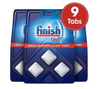 Finish Tablettes de nettoyage pour machine - Tablettes pour lave-vaisselle contre la saleté et la graisse à l'intérieur du lave-vaisselle - Pack économique de 3 x 3 tablettes de nettoyage pour