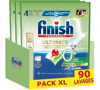 Finish Ultimate 0% Pastilles Lave-Vaisselles - lot de 3 x 30 capsules