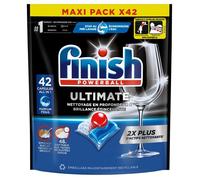 Finish Ultimate Pastilles Lave-Vaisselle All in One- Parfum Frais - 42 Tablettes Lave-Vaisselle