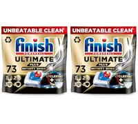 Finish Ultimate Plus Infinity Shine Lot de 146 tablettes pour lave-vaisselle Parfum frais Pour un nettoyage impeccable et une brillance de diamant