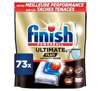 Finish Ultimate Plus Infinity Shine Pastilles Lave-Vaisselle, 73 capsules