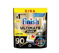 Finish Ultimate Plus Lemon Capsules Lave-vaisselle, 90 Pièces