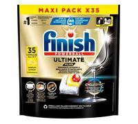 Finish Ultimate Plus Pastilles Lave-Vaisselle All in One- Parfum Citron - 35 Tablettes Lave-Vaisselle