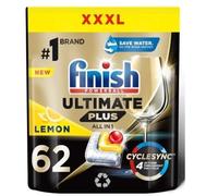 Finish Ultimativer Plus Tout en 1 Capsules au citron Lave-vaisselle 62 pièces