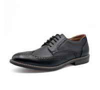 Finishing & Sewing Chaussures à Lacets pour Hommes, Style Brogue Classique, dessiné en Oxfords avec empiècement à la Wingtip.