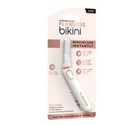 Finishing Touch Flawless Bikini Rasoir & Tondeuse - Rasoir Electrique pour Femme Spécial Maillot, Tondeuse Intime à Sec Rapide & Indolore, avec LED intégrée, Pour Tous Types de Peaux