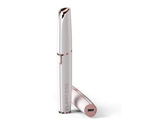 Finishing Touch Flawless Brows, Tondeuse de Précision Sourcils Rechargeable Nouvelle Génération, Doux et Sans Danger, Blanc