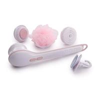 Finishing Touch Flawless Cleanse Spa, Brosse Électrique pour le Corps avec 3 Têtes Interchangeables Nettoyantes, Massantes et Exfoliantes pour une Véritable Expérience de SPA