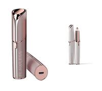 Finishing Touch Flawless Face, Eliminateur de duvet Visage Rechargeable, Nouvelle Génération, 2 Têtes des Remplacement & Brows, Tondeuse de précision Sourcils Nouvelle Génération