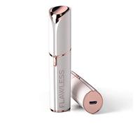 Finishing Touch Flawless Face, Eliminateur De Duvet Visage Rechargeable Nouvelle Génération, Doux Et Sans Danger, Blanc, 2 Têtes Des Remplacement