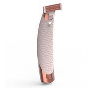 Finishing Touch Flawless Nu Razor, Rasoir Électrique Rechargeable pour Femme pour Tous Types de Peaux, Rasage Instantané et Indolore, Tête Douceur Trempé Or