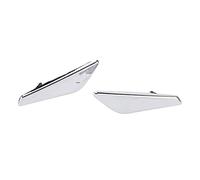 Finisseur de Garde-boue Latéral, 2 Pièces de Finition Chromée pour Garde-boue Avant 51117338569 Remplacement pour X3 X4 F25 F26 2013-2017