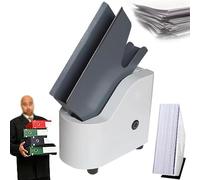 Finisseur de papier commercial, jogging électrique de papier, trieur de bureau 18 000 tr/min avec retrait statique, alignement 3s, compatible avec A4/a5/a6, bac de 500 feuilles, machine de tri