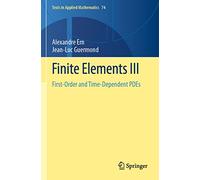 Éléments finis – Équations aux dérivées partielles du premier ordre et dépendantes du temps (3)