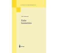 Finite Geometries: Reprint Of The 1968 Edition