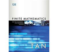 Finite Mathematics For The Managerial, Life, And Social Sciences