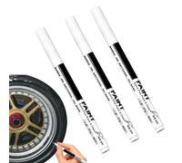 Finition de jante de voiture-paquet de 3 stylos de retouche de voiture pour peinture de jante, kit de réparation professionnel de rayures de jante | Couleur de jante personnalisée, dissolvant de rayur