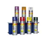 Finition hard hat brun de securite ral 8002 aerosol 500 ml