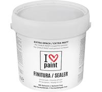 FINITION TRANSPARENTE EXTRA MAT pour Chalk Paint - UNIVERSELLE pour surfaces poreuses - Sans solvants ni formaldéhyde - PROFESSIONNELLE à base d'eau sans odeur - Lavable et anti-rayures (4 Litres)