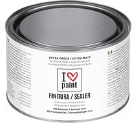 FINITION TRANSPARENTE EXTRA MAT pour Chalk Paint - UNIVERSELLE pour surfaces poreuses - Sans solvants ni formaldéhyde - PROFESSIONNELLE à base d'eau sans odeur - Lavable et anti-rayures (375 ml)