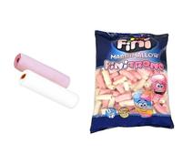 FINITRONC FOURRÉ FRAISE - bonbon type guimauve avec cœur fraise, texture moelleuse, goût sucré, idéal enfants et pauses gourmandes