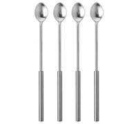 Fink BLIND Taste Lot de 4 cuillères en acier inoxydable mat Gris
