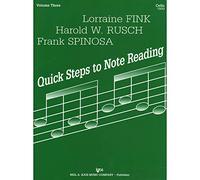 Fink/M252;ller/Rusch - Quick Steps to Note Reading, Book 3 - Cello - Neil A Kjos Music Co