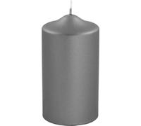 Fink metallic bougie grise Candle paraffine hauteur 15 cm