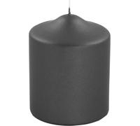 Fink metallic bougie ronde Candle noir paraffine hauteur 10 cm