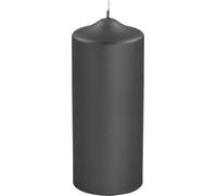 Fink metallic bougie ronde Candle noir paraffine hauteur 20 cm