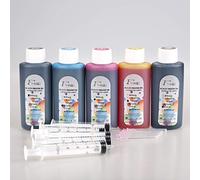 Fink Pack de 5 Bouteilles d'encre Compatible avec Brother LC3219 LC3217 LC223 LC123 LC225 LC227 LC125 LC400 LC450