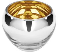 Fink Porte-bougie à chauffe-plat Colore or verre hauteur 9 cm