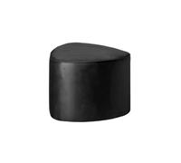 Fink SIT DOWN, Pouf, 100 % polyester, velours, noir, L. 69 cm, l. 43 cm, H. 46 cm