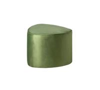 Fink SIT DOWN, Pouf, 100 % polyester, velours, vert, L 69 cm, l 43 cm, H 46 cm