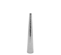 Fink vase Cubra argenté acier inoxydable hauteur 36 cm