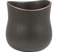 Fink Vase Opera noir céramique hauteur 16 cm