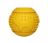 FINLALO Boule à friandises pour chien, jouet pour chien de dosage de friandises, jouet de balle pour chien multi-jeu, jouet d'enrichissement pour chien pour dents/alimentation lente/entraînement de