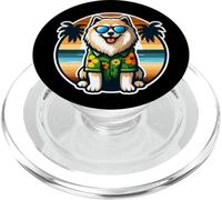 Finlandais Lapphund propriétaire de chien Summer Vibes Vacances Soleil PopSockets PopGrip pour MagSafe