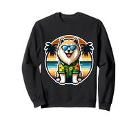 Finlandais Lapphund propriétaire de chien Summer Vibes Vacances Soleil Sweatshirt