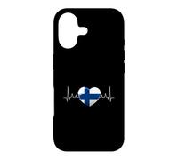 Finlande Drapeau Cœur Battant Scandinavie Vacances Coque pour iPhone 17