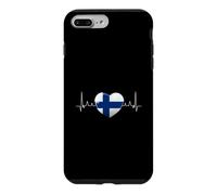 Finlande Drapeau Cœur Battant Scandinavie Vacances Coque pour iPhone 7 Plus/8 Plus