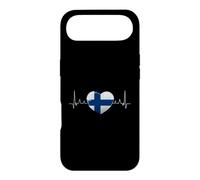 Finlande Drapeau Cœur Battant Scandinavie Vacances Coque pour iPhone Air