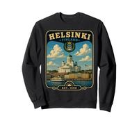 Finlande Helsinki Vacation à Helsinki Voyage en Famille Sweatshirt