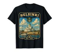 Finlande Helsinki Vacation à Helsinki Voyage en Famille T-Shirt